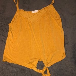 Mustard yellow tank top!